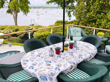 Load image into Gallery viewer, Lido Tablecloth with Umbrella Hole